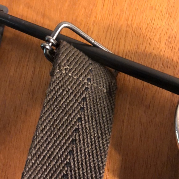 3 belts!  Ford Mustang black genuine leather belt,  and 2 utility OS belts. - Picture 14 of 14